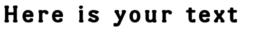 Your preview of Halter font