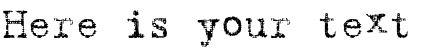 Your preview of Harting font