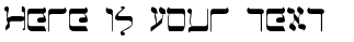 Your preview of Jerusalem font