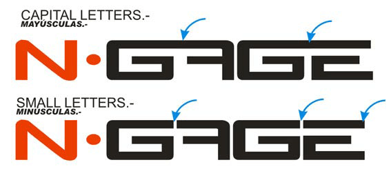 N-Gage - Font Illustration