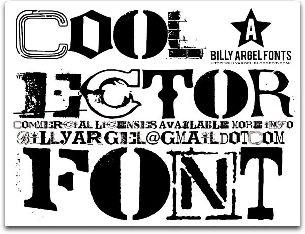 Coolector - Font Illustration