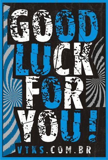 Vtks Good Luck for You - Font Illustration