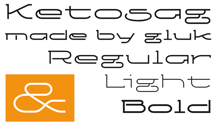 Ketosag - Font Illustration