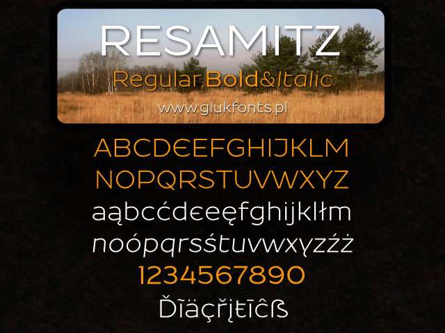 Resamitz - Font Illustration