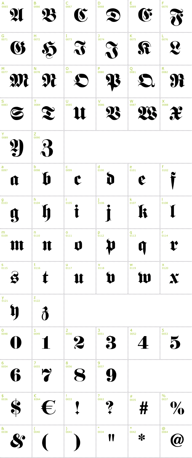 fraktur_font_mac